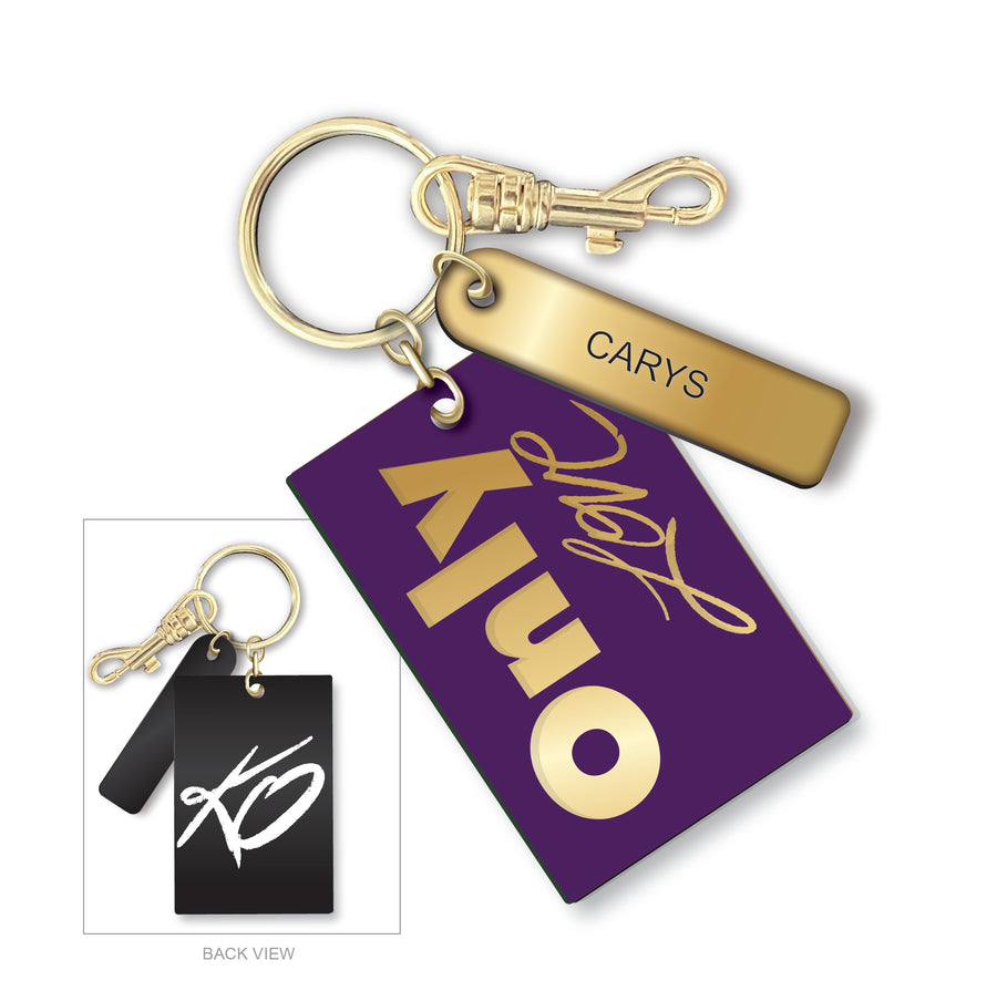 KO Keychain - Only Love - Purple