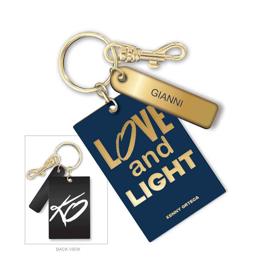 KO Keychain - Love And Light
