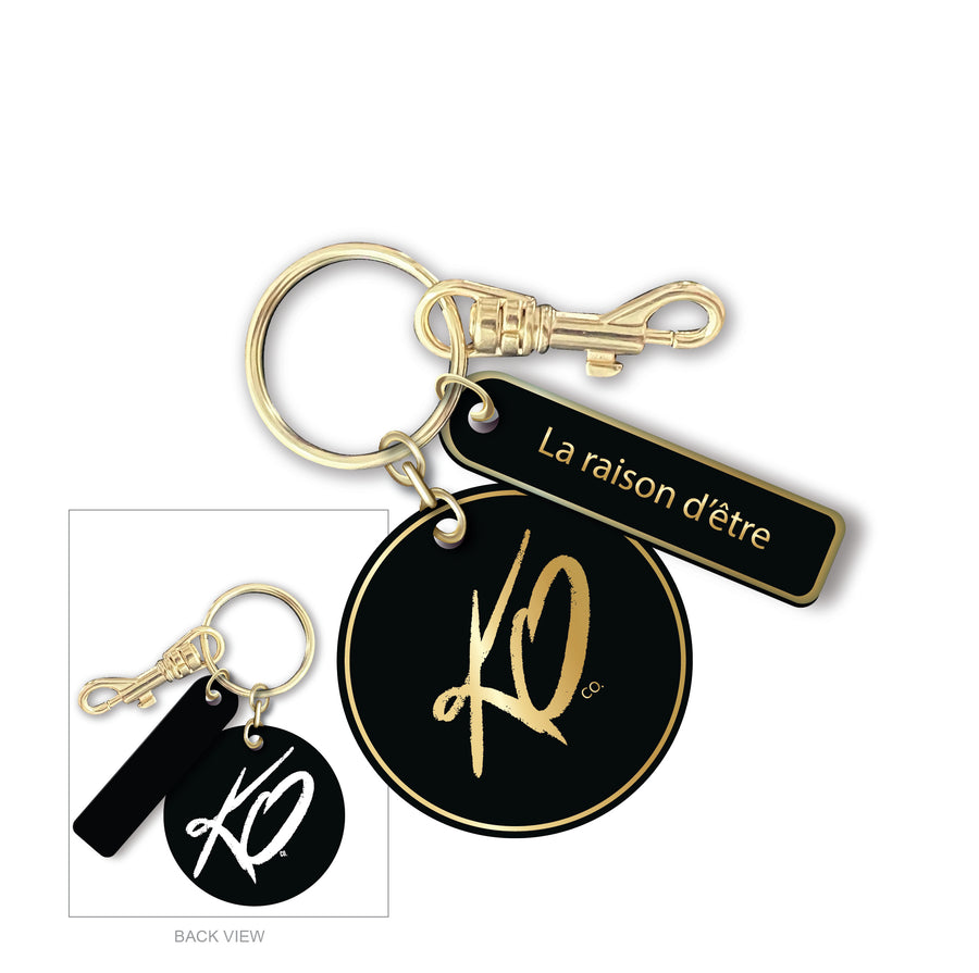 KO Keychain - Golden Signature