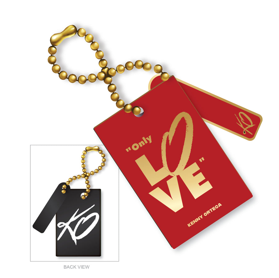 KO Bag tag - Only Love - Red