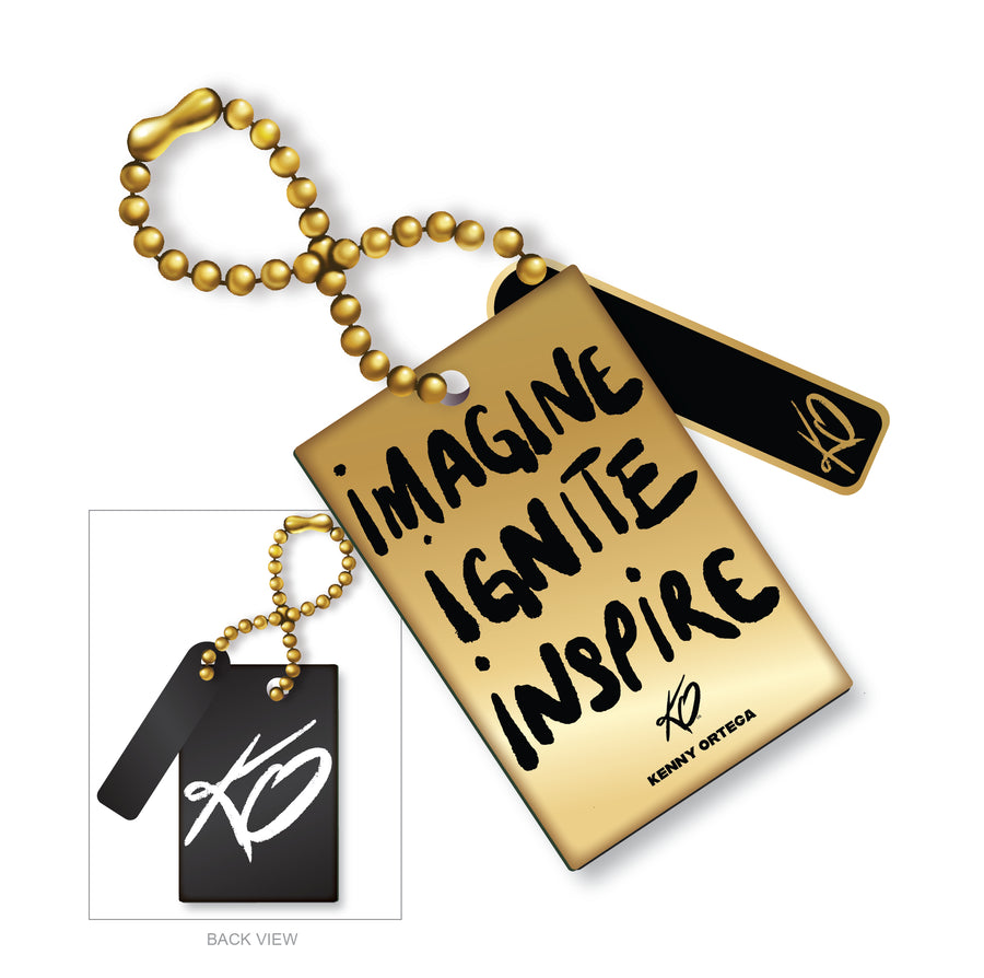 KO Bag tag - Imagine, Ignite, Inspire